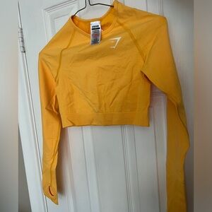 GYMSHARK VITAL SEAMLESS LONG SLEEVE CROP TOP